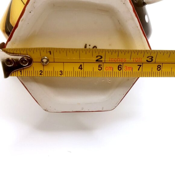 Studio Designworks Ceramic Creamer Pitcher Hand Painted Flower Pattern 5.25" H - Picture 11 of 11